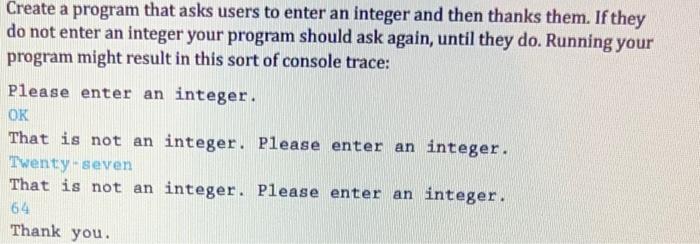 Need correct solution in JAVA Create a program that asks users to