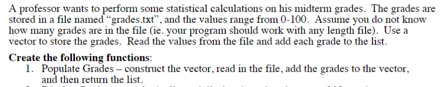 How do I store a vector from a file and then copy