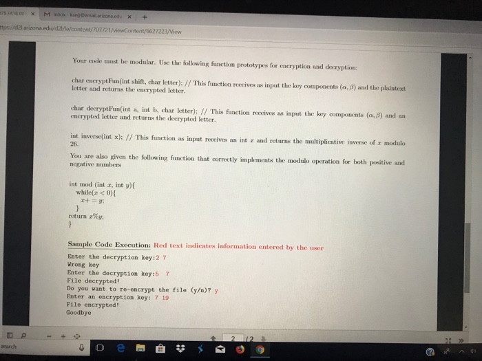 a cryptographic mcthod for encrypting text such that it becomes unreadable to