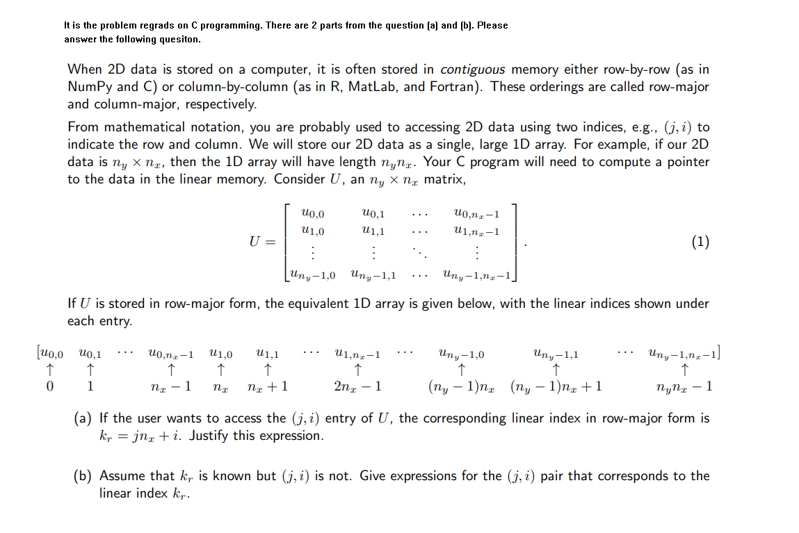 It is the problem regrads on C programming. There are 2