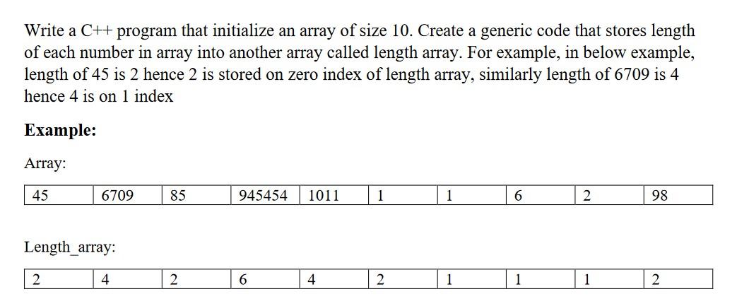  Write a C++ program that initialize an array of size 10.
