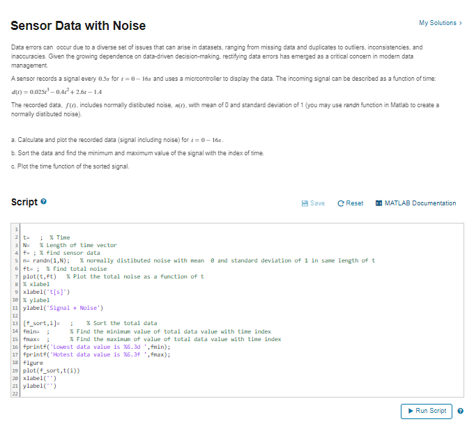  Solve with MATLAB please 