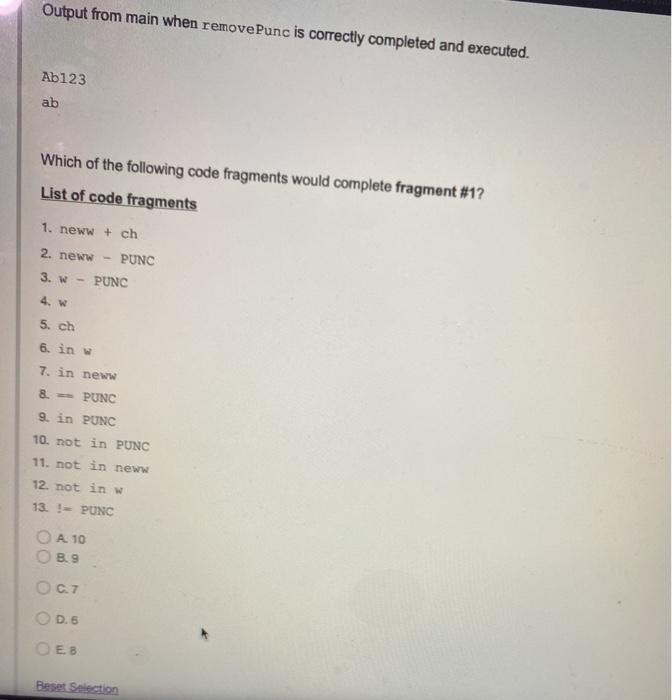 removes all the unctuation and returns a new string with no punctuation.