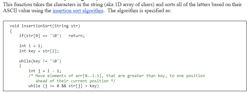 This is assembly mips program ask to complete the function and follow