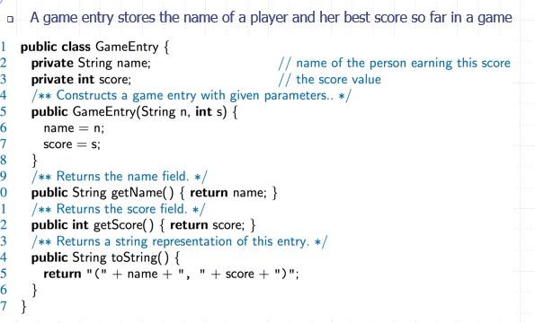 the fewest number of pointer hops to get to the game entry