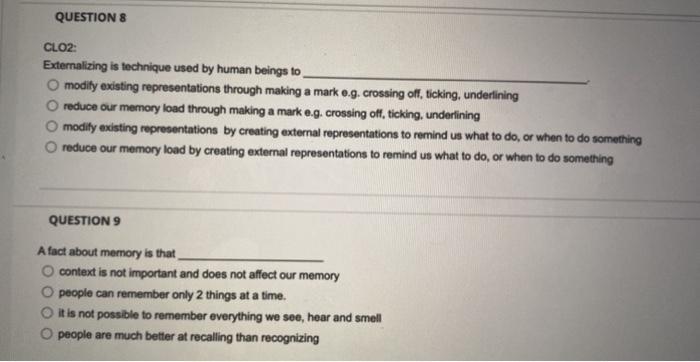 the user with as much information as possible in an unstructured way.