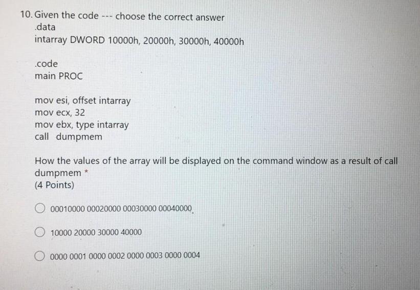 mov ecx,5 L1: inc ax loop L1 call dumpregs after execution the