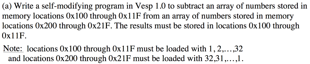 has a two-address format. Its instruction repertoire has 8 instructions. It uses