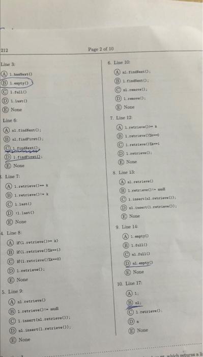 which receives a list of integers and a number k. The method