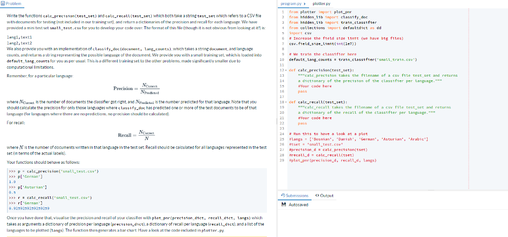  Python 3 code. Please. Problem progrannpy plotter py 1 From plotter
