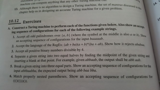  Solve the 2nd question execulaoie machine can compute anything that any