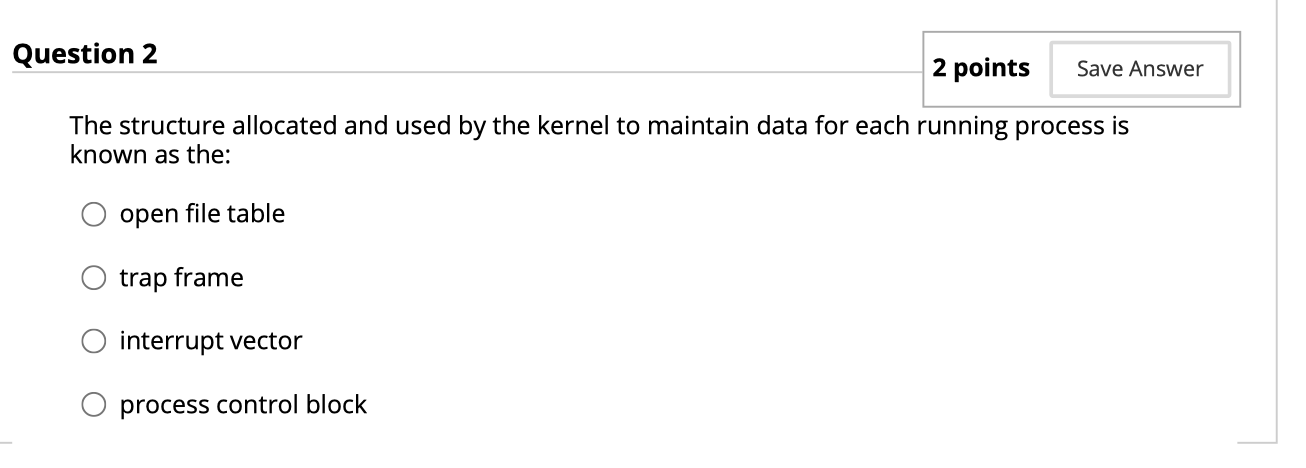 build a new operating system, which of the following might be a