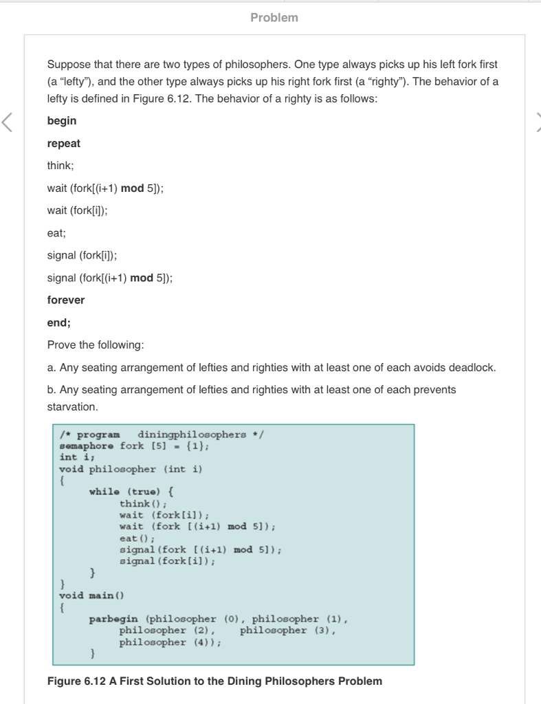 The question is from: Operating Systems (8th Ed.), Chapter 6, Problem 18P.
