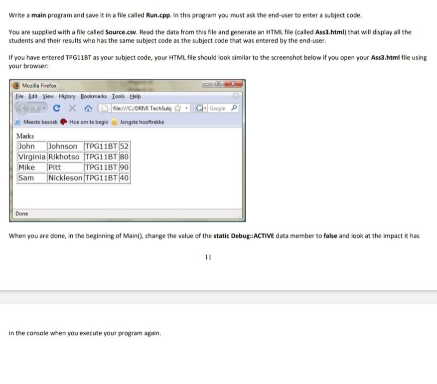  Write a main program and save it in a file called