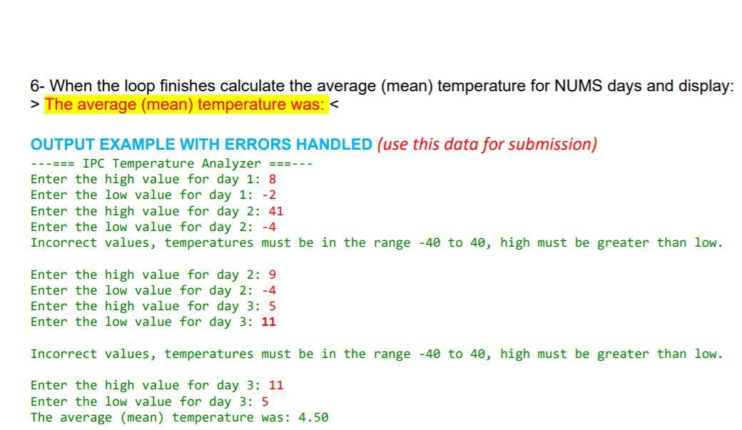 3; int main(void) { int i, Total_H = 0, Total_L = 0;