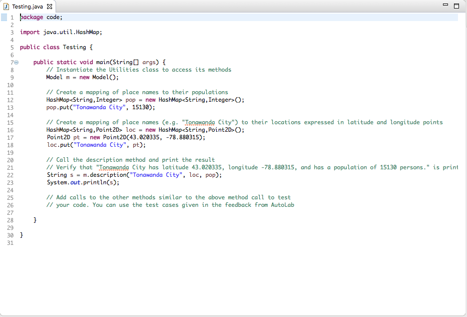 "Tnawonda City") to their locations, 18 expressed in term of latitude and