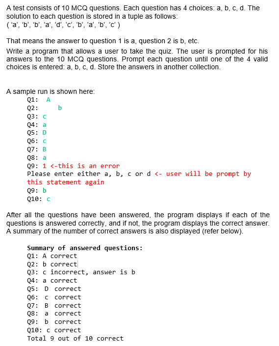 PYTHON PROGRAMMING (Functions and Game Design): Kindly read the question and provide