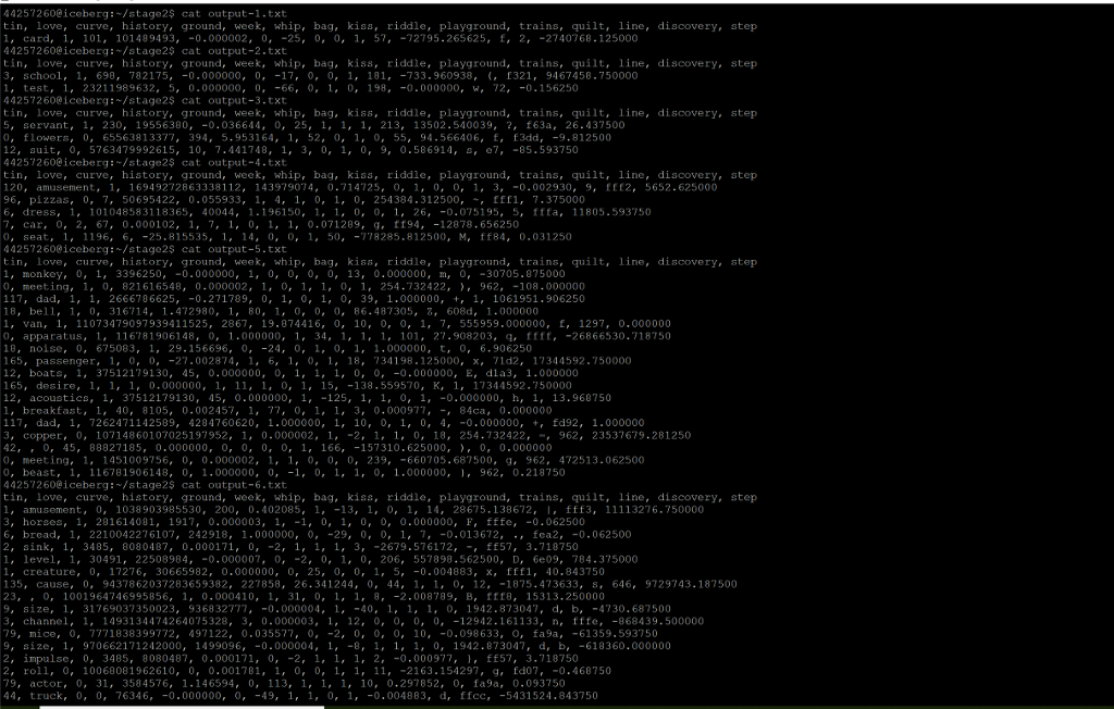 following specific skills Reading binary data Opening and closing files Printing various