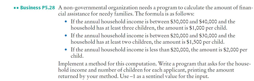 Java programming. Please do not use arrays to solve this program otherwise