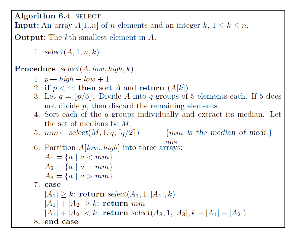 the array is divided into groups of size 3, instead of groups