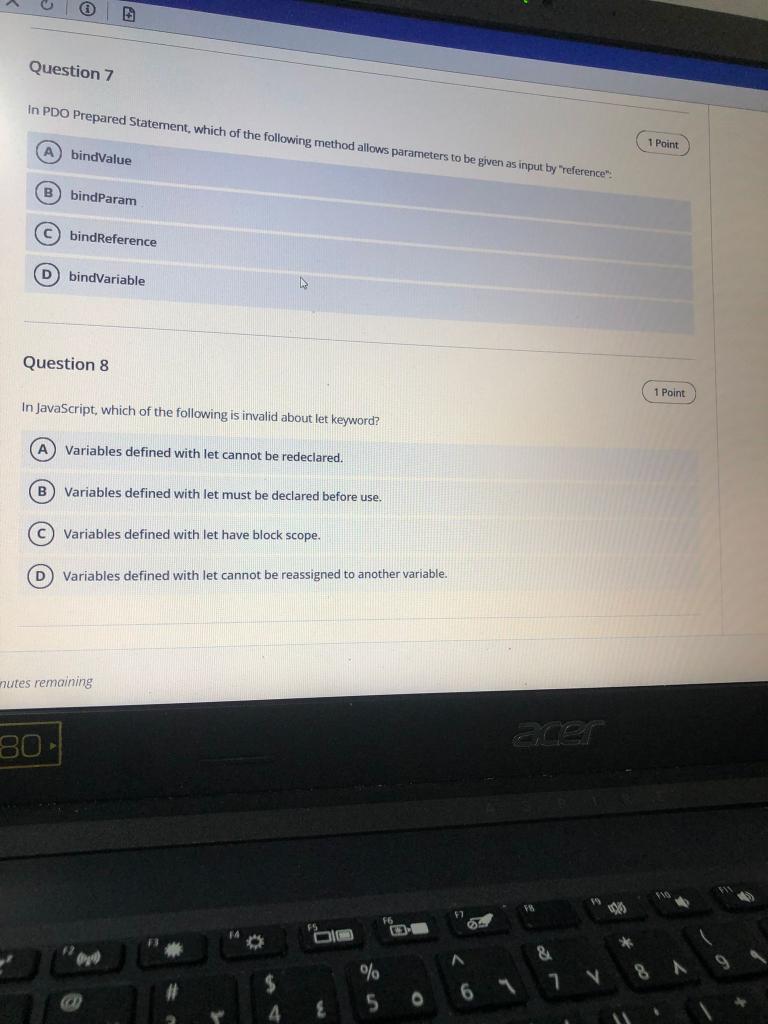 2 Which of the following is true about MySQL PDO Transaction? 1