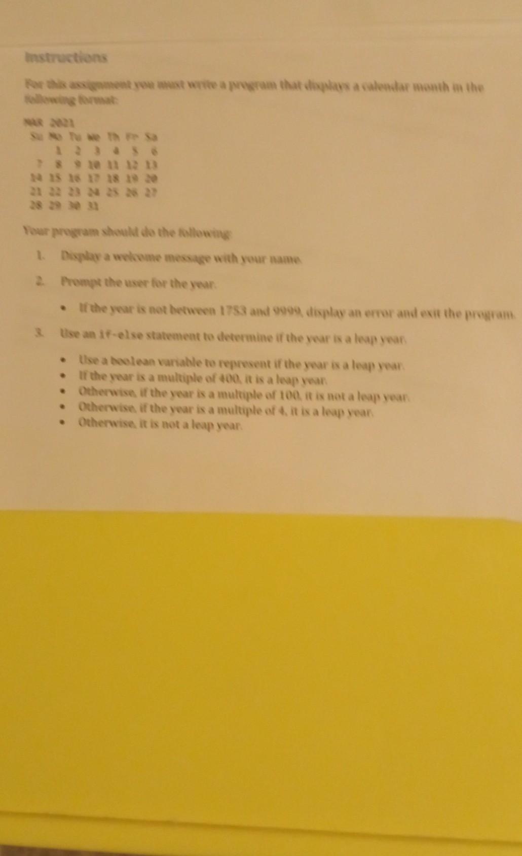  Need help, I am stuck. thanks it's Java programming language. Instructions