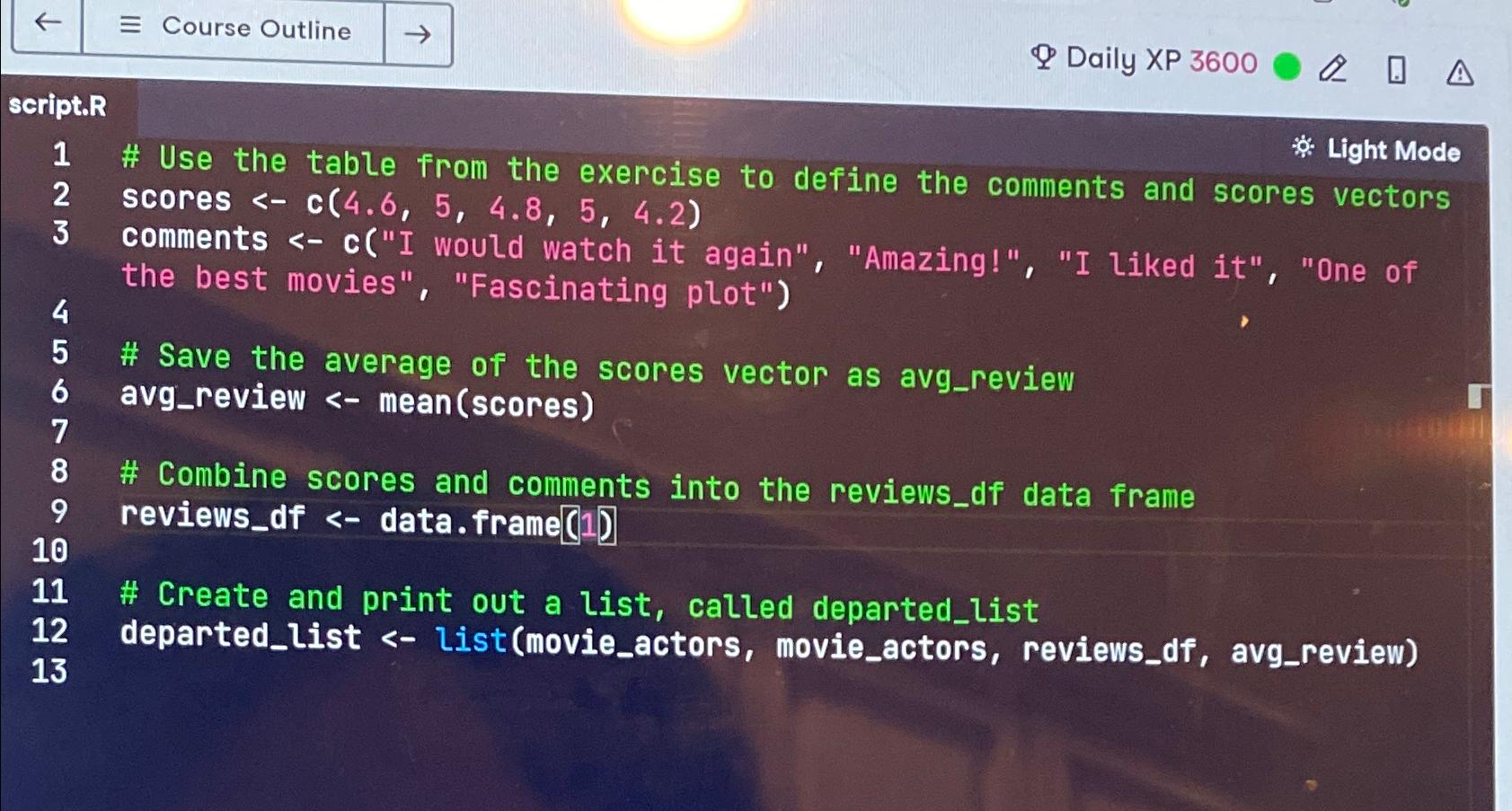  script.R Daily XP 3600 : Light Mode 1 # Use the