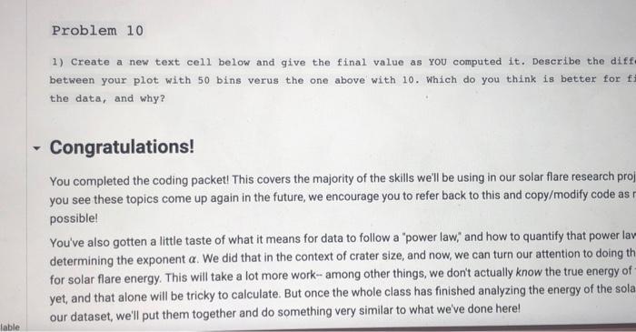 five data points. 3) Create some y data which is y =