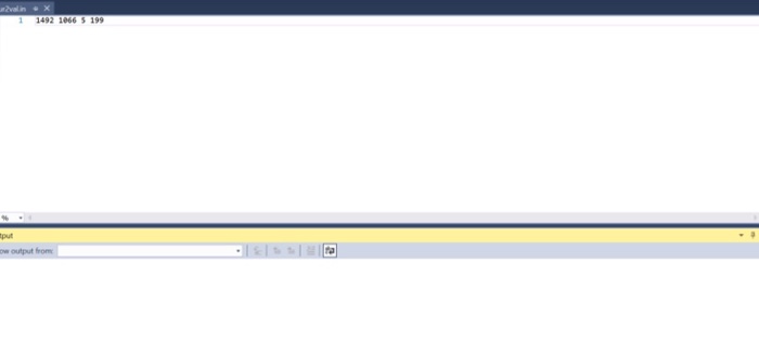 how the values are keyed on the input file. #include #include using
