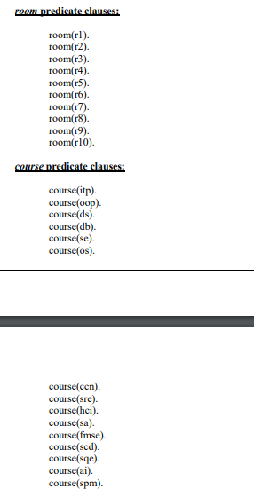 Intelligence Write a Prolog program which defines clauses of the following predicates
