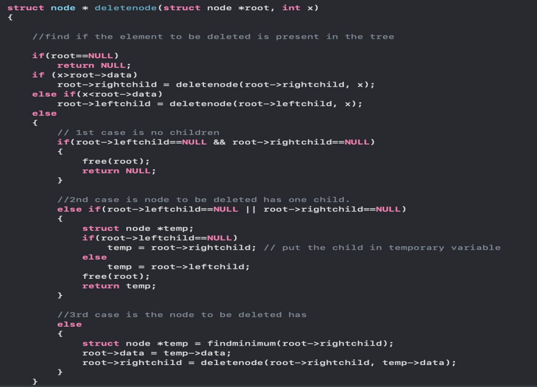 (preorder, postorder, inorder) and compute the size of the tree. 2. Construct