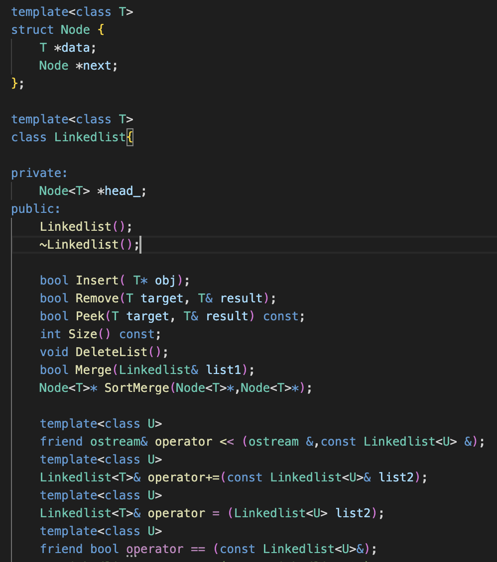c++: Need help on operator overloading '==" in a class using template