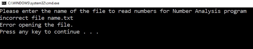data from a file into arrays Writing array data to files Passing