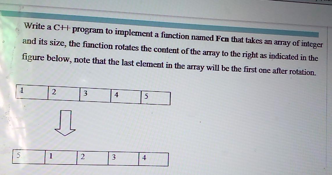  Write a CH program to implement a function named Fcn that