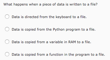 used to O Insure that the inputted file name has been successfully