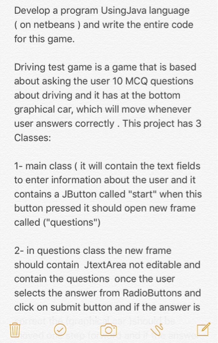  Help with this java project Develop a program Using Java language