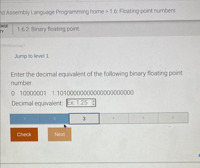  nd Assembly Language Programming home > 1.6: Floating-point numbers ENGE TY