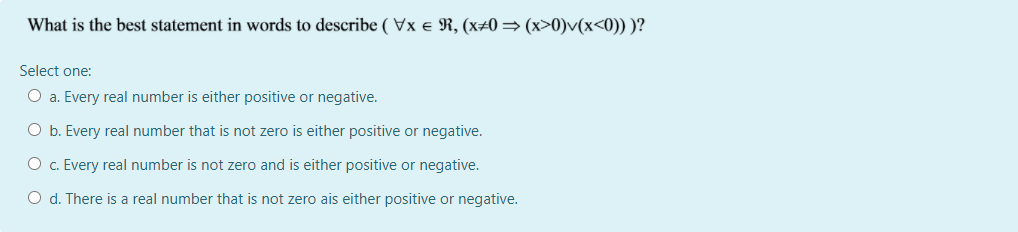 of the logical expression (y=0)=(x>1)? A. (y0) (x>1) B. (y0v(x>1) D. (y>0)