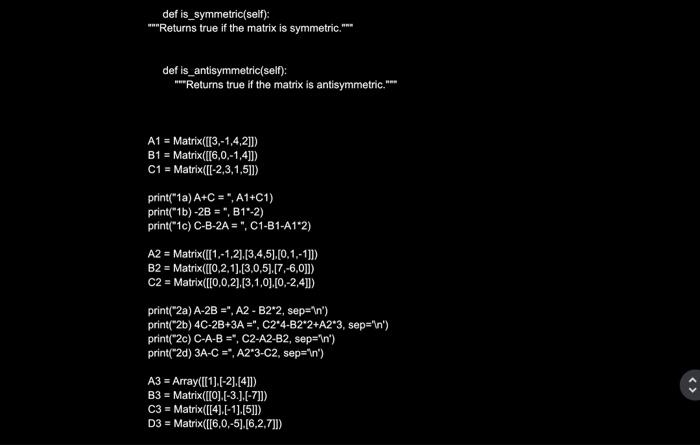 of the array. nuw self. info = initial self. rows = len(initial)