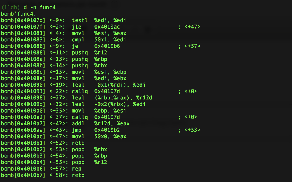 ; imm = 0x402915 ; symbol stub for:_isoc99_sscanf ; (11db) d -n