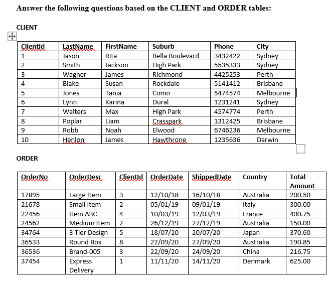  Please answer within 45 . Answer the following questions based on