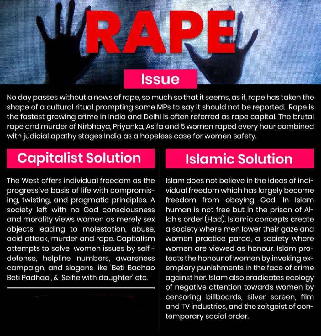 Can Islam really solve Rape problem? I need critical analysis. RARE Issue
