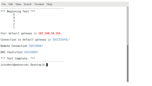 this ping stuff. import os, netifaces gateway = netifaces.gateways()['default'][2][0] os.system('clear') response =