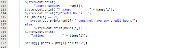 */ The four exceptions you have to handle are: NumberFormatExceptiorn FileNotFoundException ArrayIndexOutofBoundsException