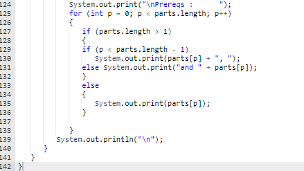 NoSuchFieldException classes.txt 1 CSCE155;3;3:00PM; Computer Science I CSCE156; 4;12:00PM;CSCE155; Computer Science II