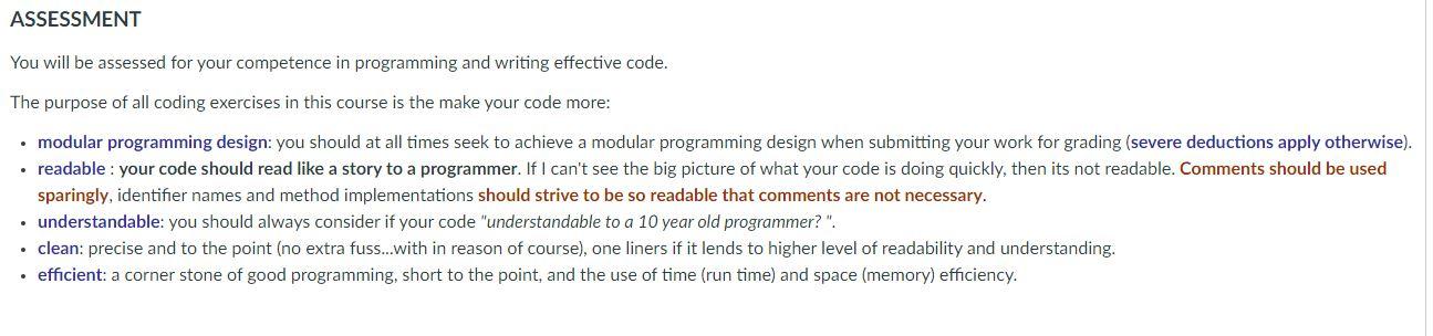 In Java Please place SCREENSHOTS of output, a brief summary, and descriptions.