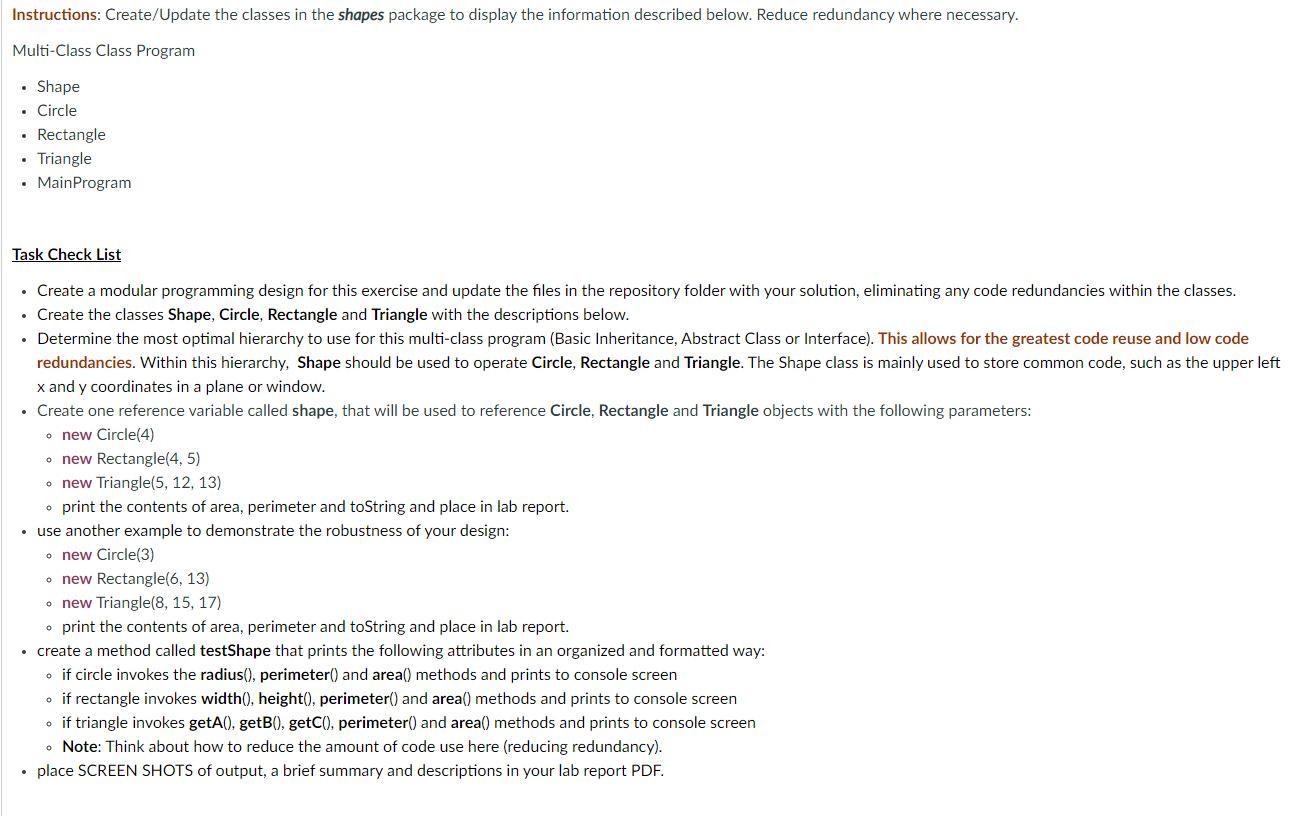 the make your code more: modular programming design: you should at all
