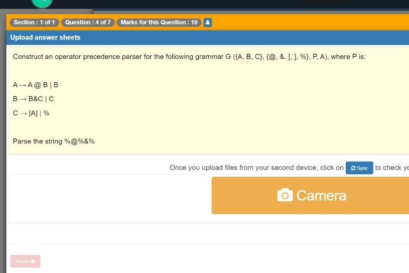 please give me Marks for this Question: 10 Section : 1