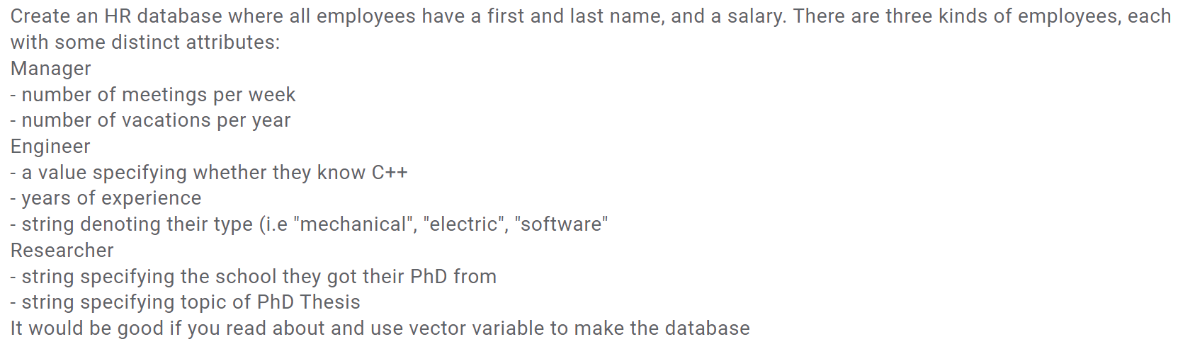 this code uses c++ and use class instead of struct the chapter