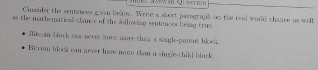  Consider the sentences given below. Write a short paragraph on the
